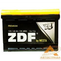 Аккумулятор 60 Ач ZDF Premium низкий обратный